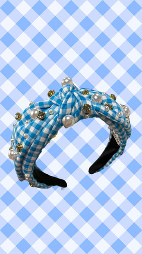BLUE CHECKED