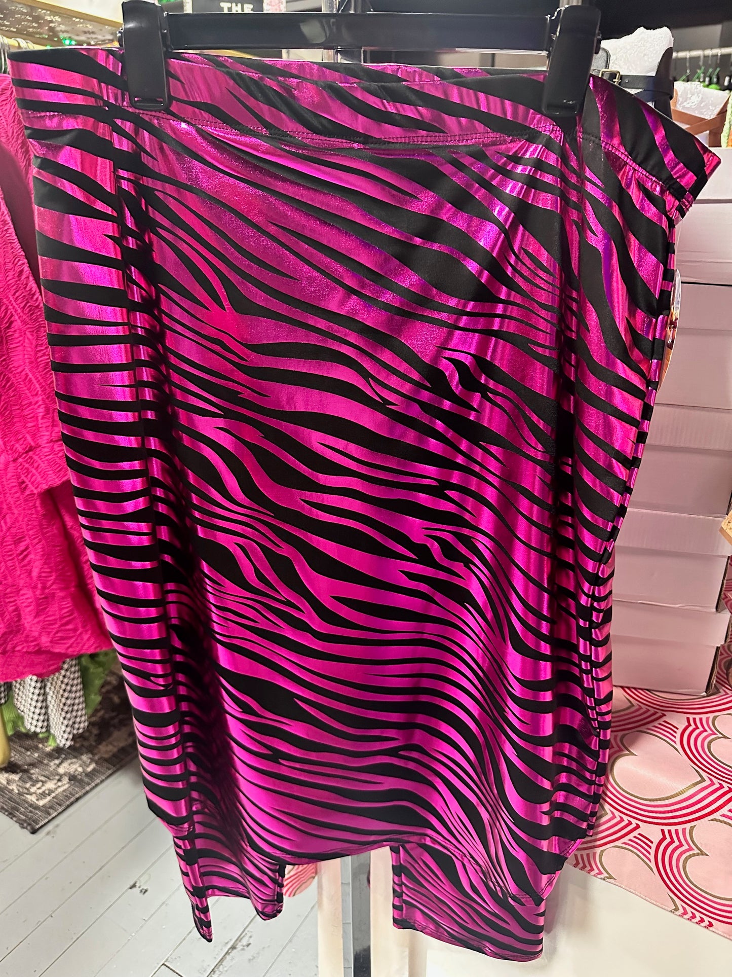 Tiger Print Athletic Skirt W/ Leggings
