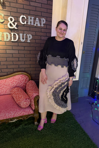 Big Flower Flounce OSFM Dress (Color Options)