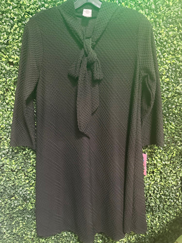 Black Waffle Kit Tunic/Top