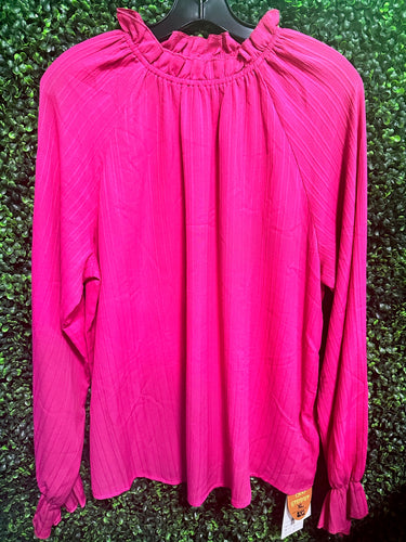 Pink Ruffley Blouse