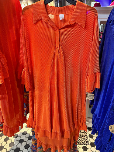 Adorable High-Low Ruffle Top/Tunic