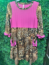 Load image into Gallery viewer, Leopard Waffle Knit Top/Tunic