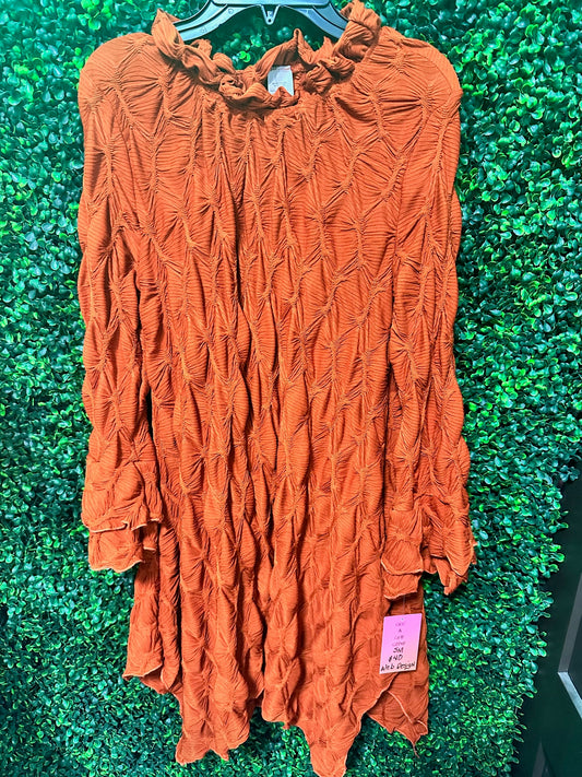 Orange Web Design/Bubbled Top/Tunic