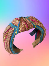 Load image into Gallery viewer, Gold Psychedelic Headband (4 Options)