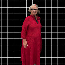 Load image into Gallery viewer, Zip Up Elegant Textured Dress (2 Options)