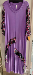 Purple Ruffle Funky Dress