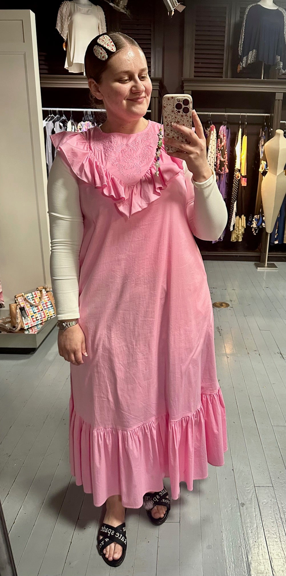 Bubblegum Pink Summery Dress