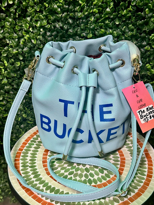 Blue "The Bucket" Bucket Bag