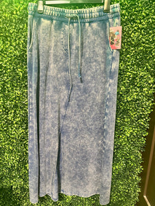"Denim Wash" Look Soft Knit Maxi Skirts (2 Options)
