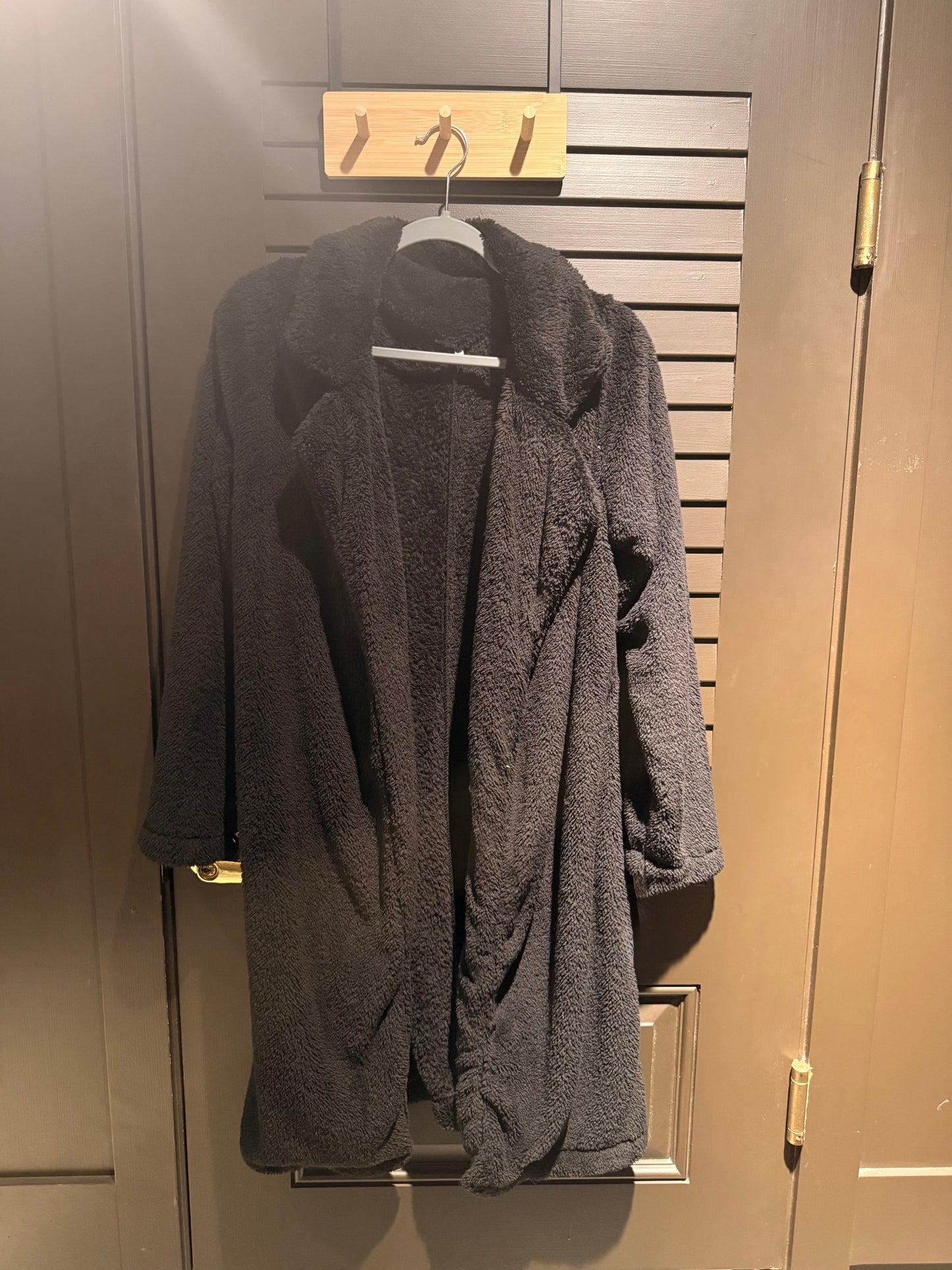 Long Fuzzy Open Jacket/Coat