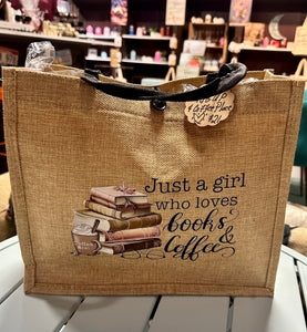 "Just A Girl..." Large Tote Bag