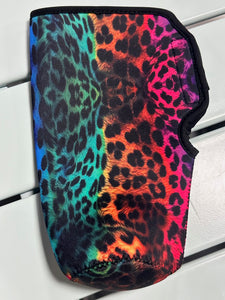 Multi-Colored Leopard Print Drink Cozie (40 OZ.)