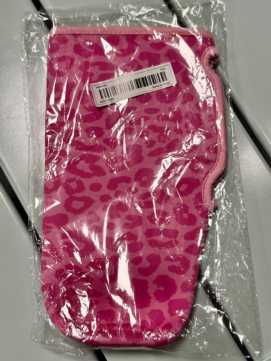 Pink Leopard Drink Cozie (40 OZ.)