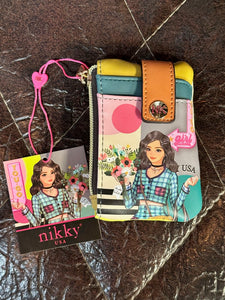 Girl With Flowers Wallet