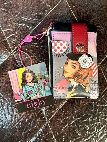 Girl In Hat Wallet