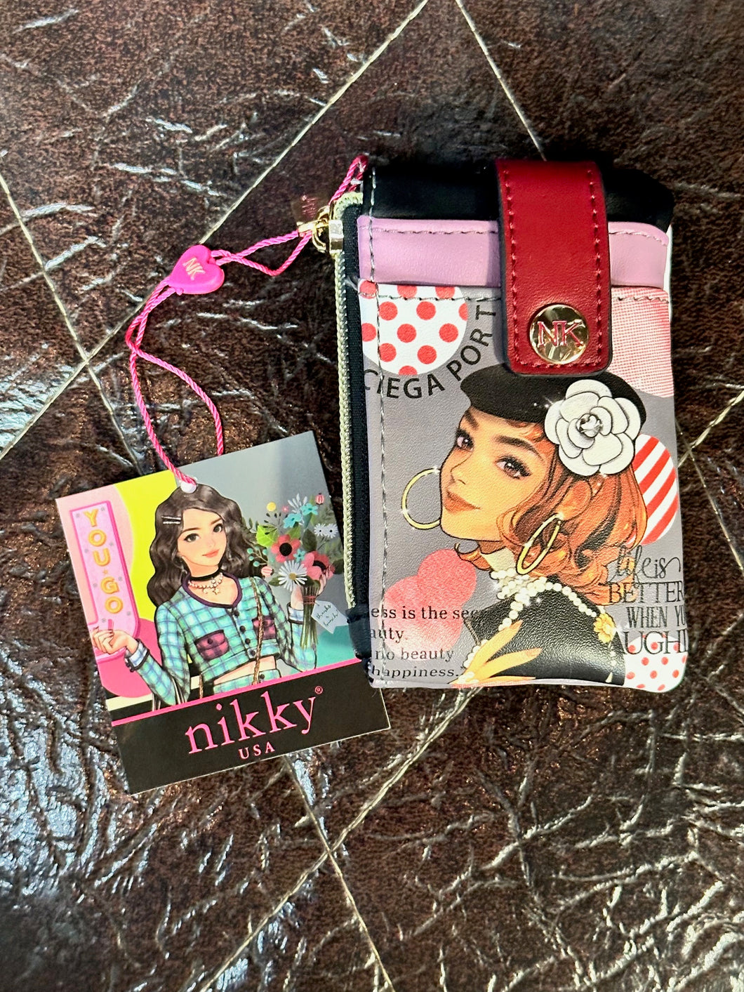 Girl In Hat Wallet