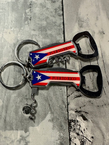 Puerto Rico Multi-Use Keychain