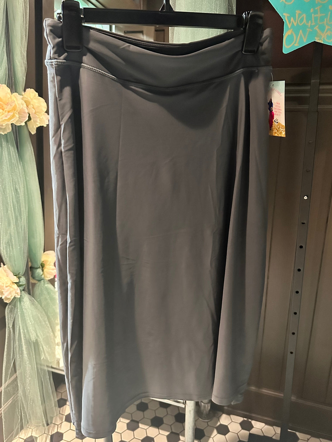 Gray Athletic Skirt