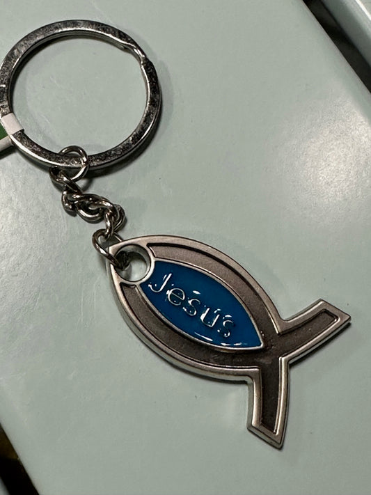 "Jesus" Fish Keychain (3 Options)