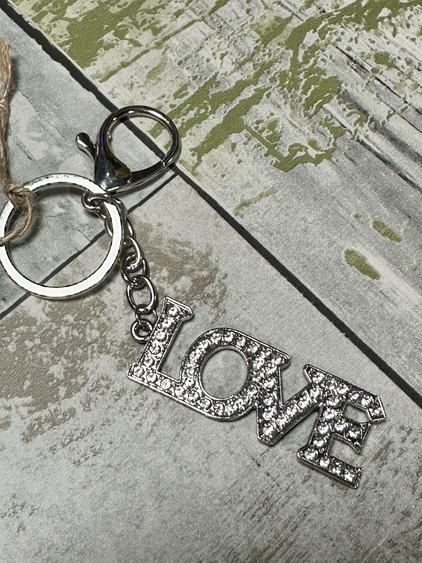 "Love" Blingy Keychain (3 Options)