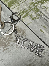 Load image into Gallery viewer, &quot;Love&quot; Blingy Keychain (3 Options)