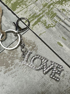 "Love" Blingy Keychain (3 Options)