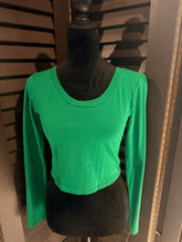 Load image into Gallery viewer, Basic Layering Crop Top Long Sleeve Tees (5 Options)