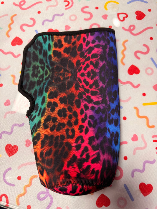 Multi-Colored Leopard Print Drink Cozie (40 OZ.)