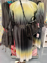 Load image into Gallery viewer, Pleated Multi-Color Dress With Belt (3 Options)