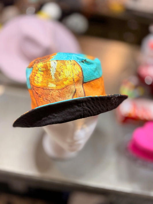 Abstract Sunflower Bucket Hat