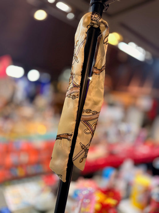 Abstract Chains Silk Scarf
