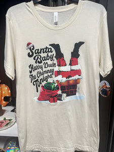"Santa Baby..." Christmas Graphic T-Shirt