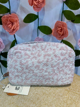 Load image into Gallery viewer, Fuzzy Leopard Pouch/Cosmetic Bag (2 Options)