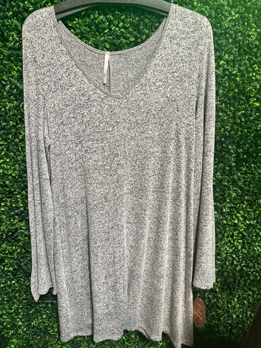 Basic Grey Tunic Top