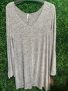 Basic Grey Tunic Top