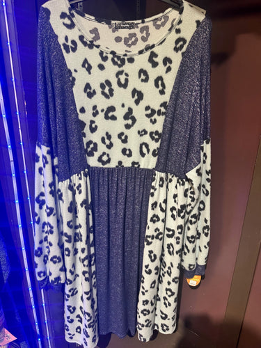 Leopard Tunic/Dress Plus Size (2 Options)