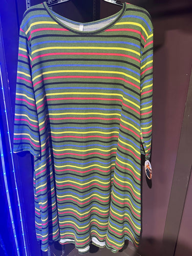 Colorful Striped Tunic/Dress