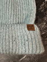 Load image into Gallery viewer, Blue Sequin &amp; Shimmery Bow Hat