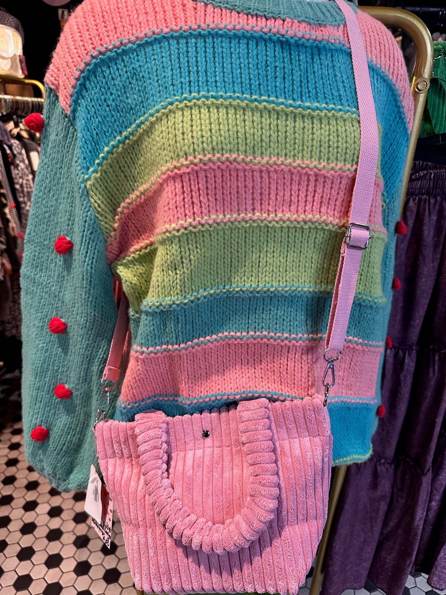 Soft Corduroy Fashionable Bag (3 Options)