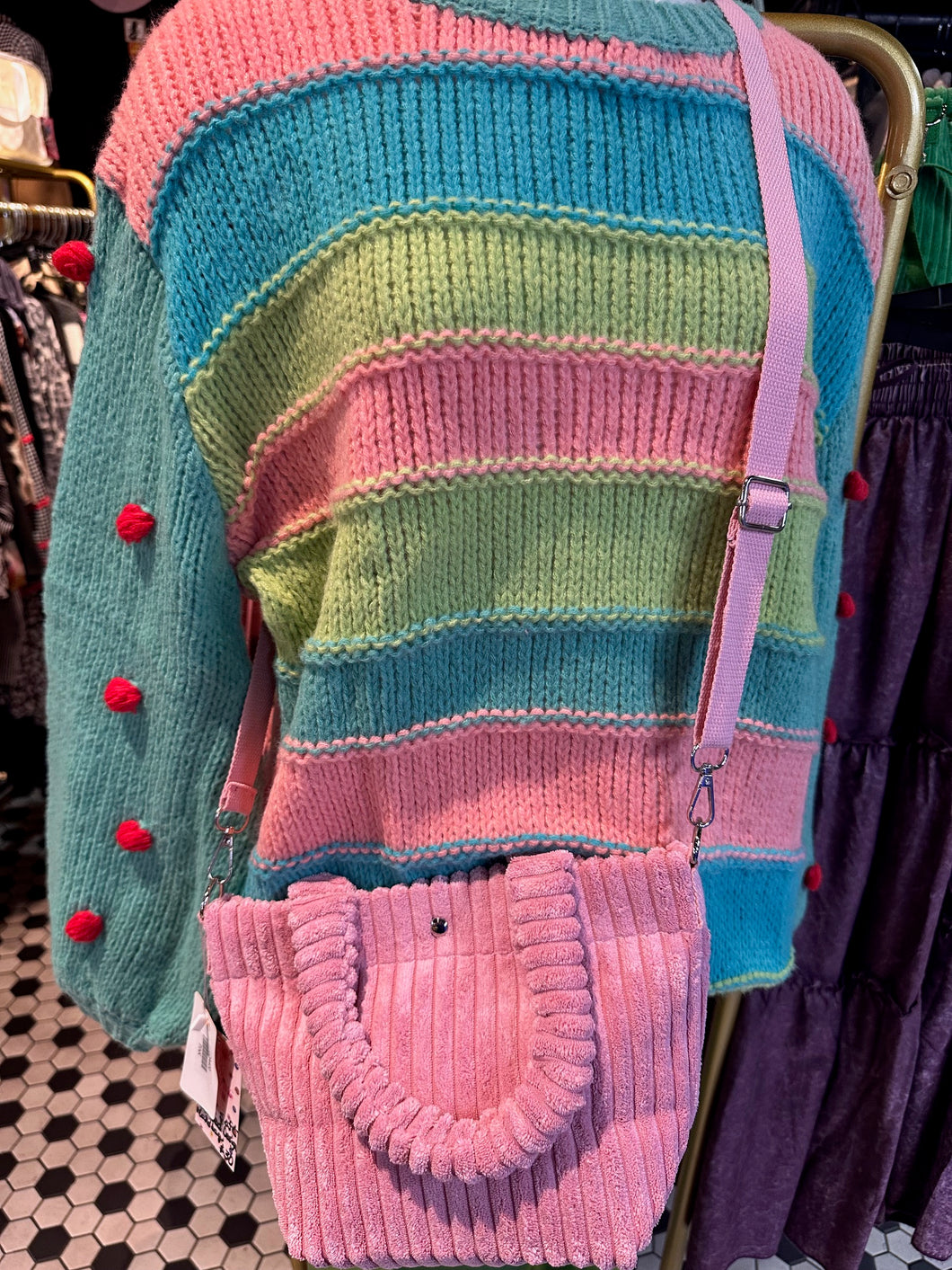 Soft Corduroy Fashionable Bag (3 Options)