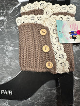 Load image into Gallery viewer, Button &amp; Lace Short Boot Cuffs (2 Options)