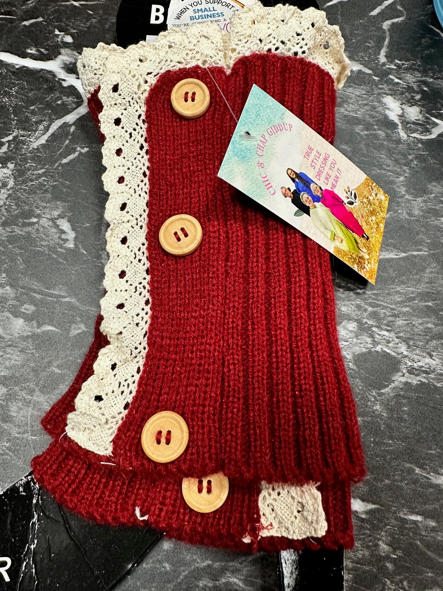 Lacey Long Boot Cuffs (3 Options)