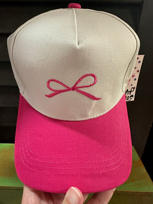 Adorable Bow Baseball Hat (2 Options)