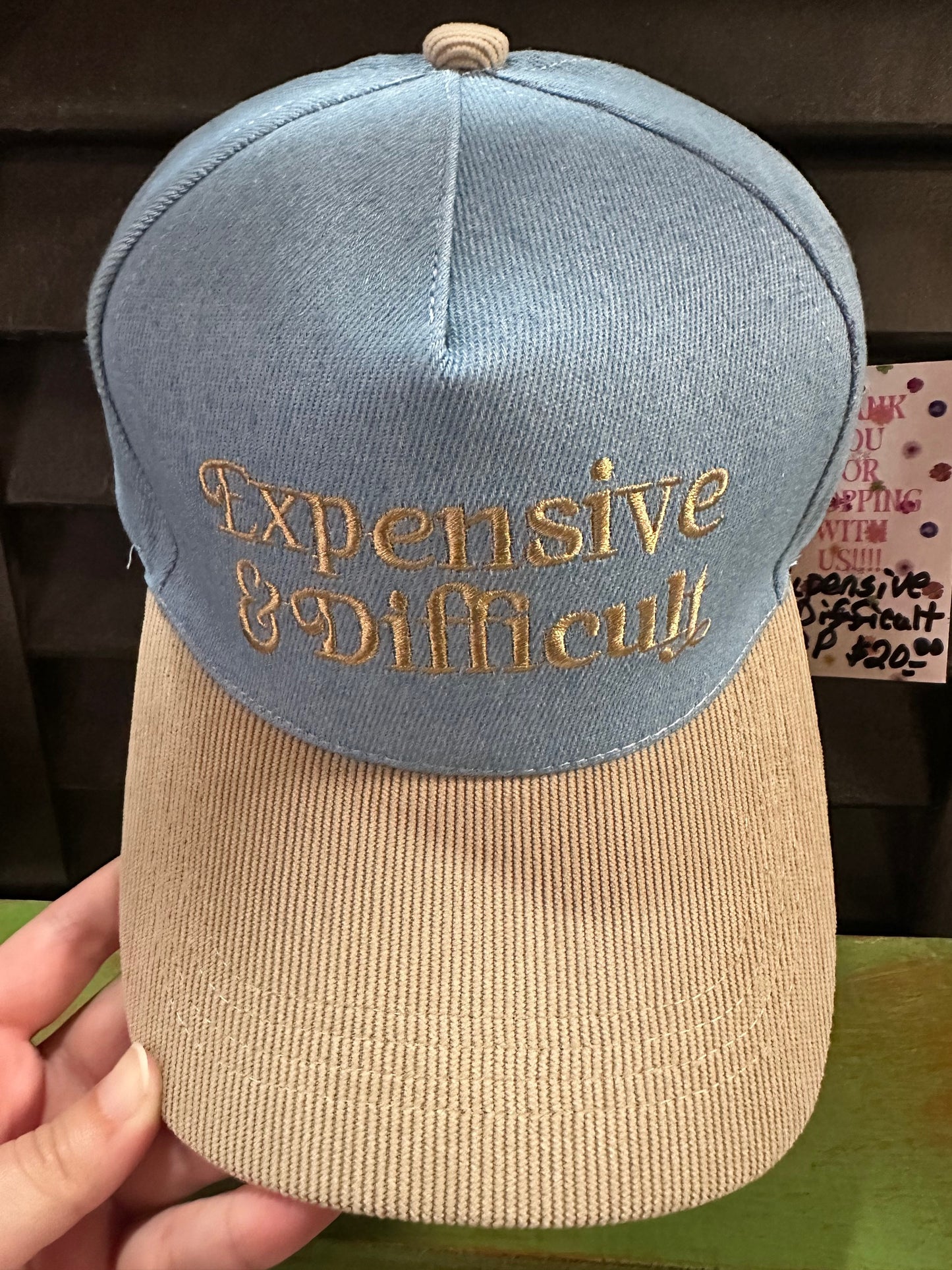 "Expensive & Difficult" Baseball Hat
