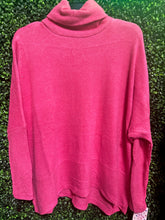 Load image into Gallery viewer, Fuzzy Lantern Sleeve Turtleneck Sweater (2 Options)