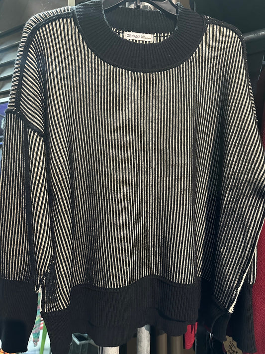 Ribbed Oversized Sweater (3 Options)