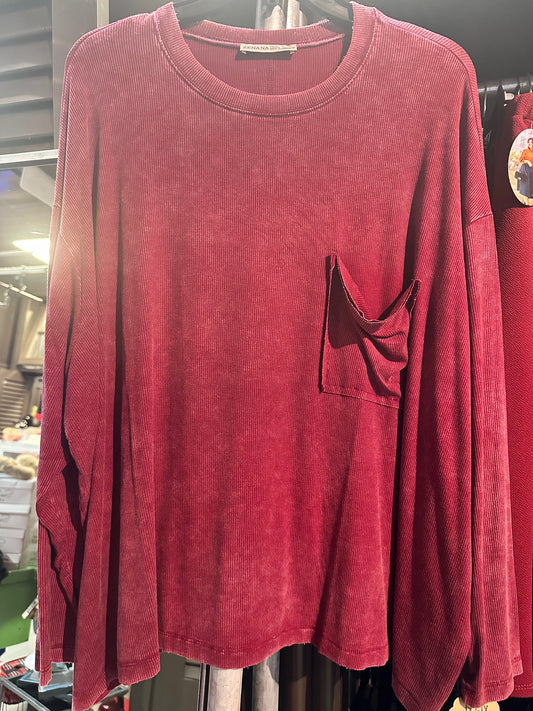 Frosted Oversized Top (4 Options)