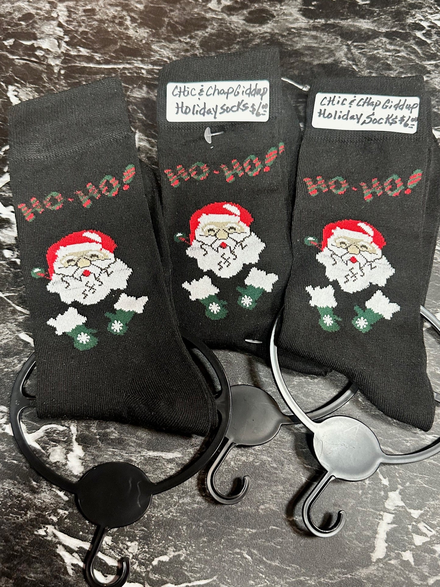 Ho Ho Santa Claus Fun Socks