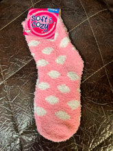 Load image into Gallery viewer, Polka Dot Fuzzy Socks (6 Options)
